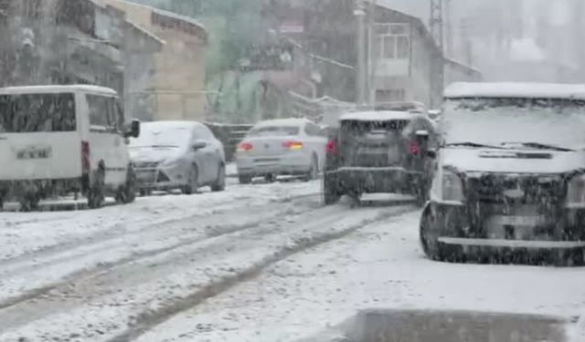Türkiye’nin en yüksek rakımlı ilçesinde kar etkili oldu