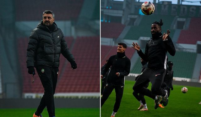 Amedspor’da Çorumspor maçı öncesi son antrenman!