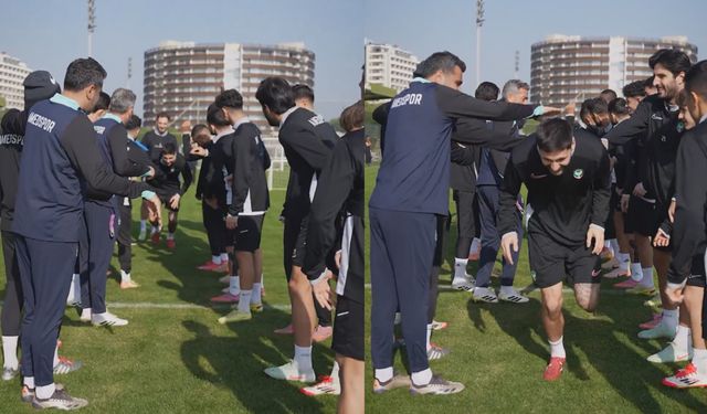 Amedspor kampında yeni transferlere sürpriz “Hoş Geldin” seremonisi