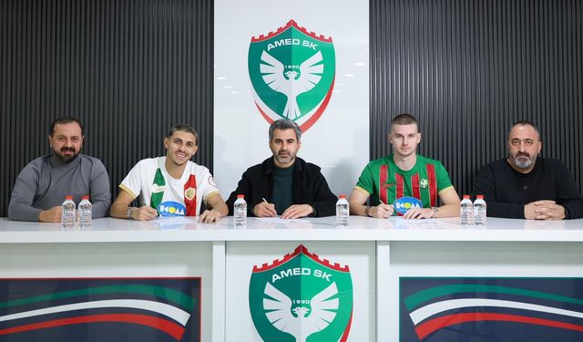 Amedspor’da savunma ve hücum hamlesi