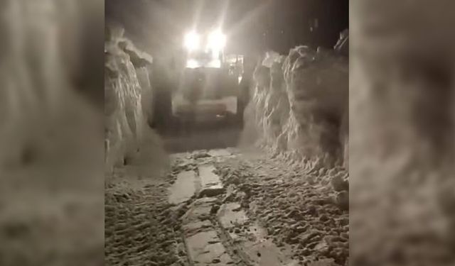 Diyarbakır’da ambulansa çığ engeli