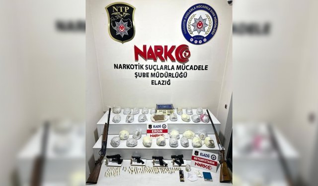 Elazığ’da 30 kilo eroin ele geçti