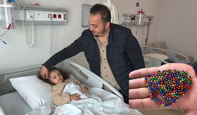 Mardin’de, 4 yaşındaki çocuğun bağırsağından 8 mıknatıs çıkarıldı