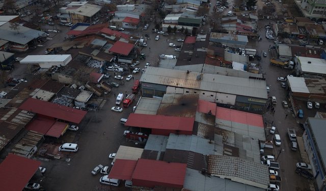 Sanayi Sitesi’nde yangın