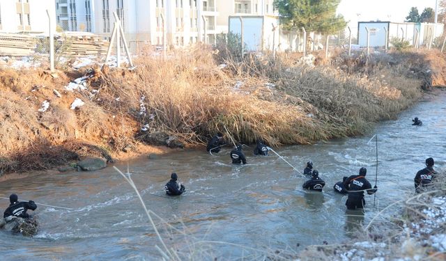 Sulama kanalında 5 günlük arama