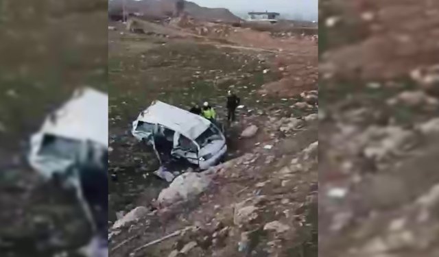 Batman'da araç uçuruma yuvarlandı: 3 ağır yaralı