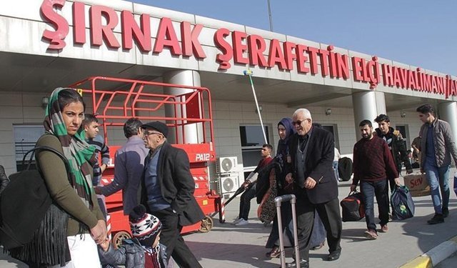 Şerafettin Elçi Havalimanından, 1 ayda 31 bin 415 yolcu uçtu