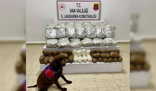 Van'da 78 kilo uyuşturucu ele geçirildi