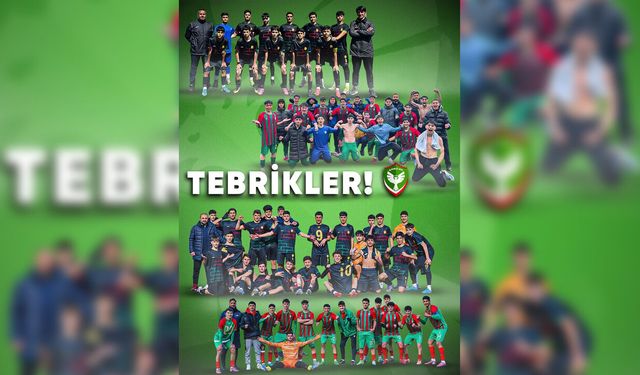 Amedspor Akademi’den büyük başarı
