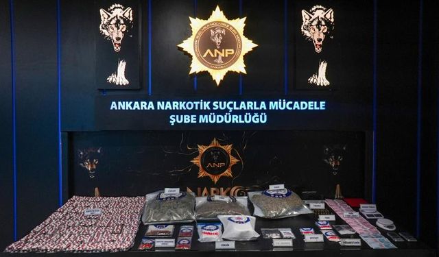 Ankara'da uyuşturucu operasyonu: 49 tutuklama