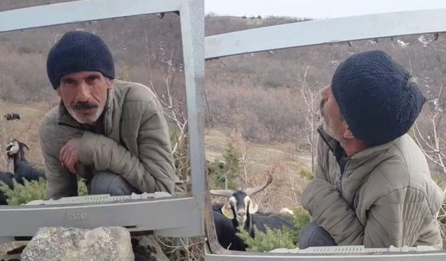 Elazığlı çobanın hava durumu sunumu tebessüm ettirdi