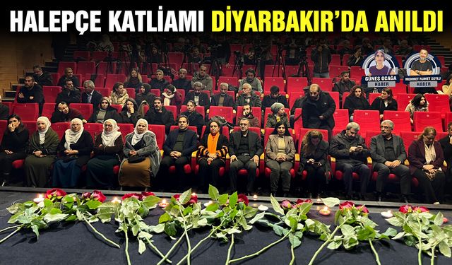 Halepçe katliamı Diyarbakır’da anıldı