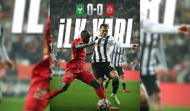 Amedspor’da ilk yarıda gol sesi çıkmadı