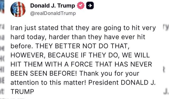 Trump’tan İran’a uyarı