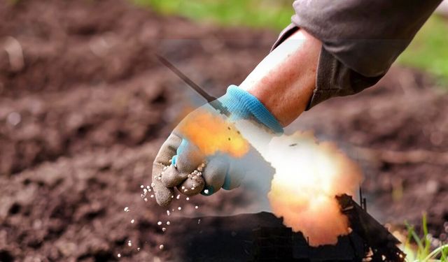 Savaşın füzesi, Diyarbakır’da tarlaya düştü!