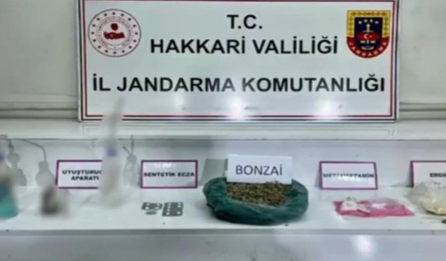 Yüksekova'da uyuşturucu operasyonu: 6 tutuklama