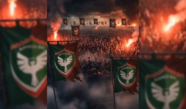 Amedspor taraftarından Ümraniye maçı öncesi gönderme!