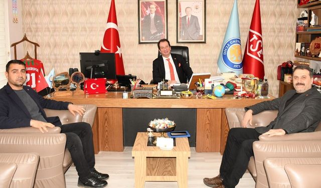 DİSK Dev Sağlık-İş’ten Dicle Üniversitesi Rektörlüğü’ne Ziyaret