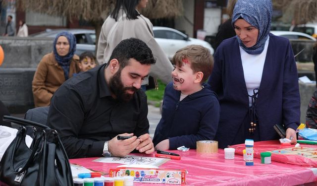 Diyarbakır’daki çocuklar otizme dikkat çekti