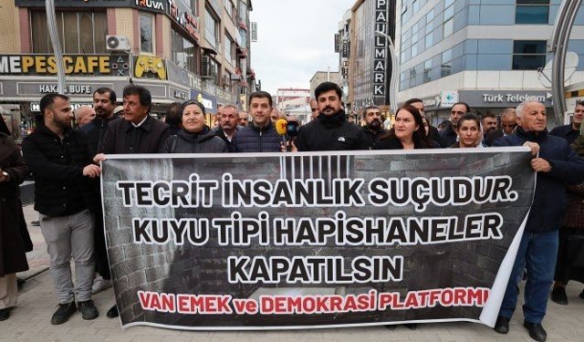 Van Emek ve Demokrasi Platformu: Kuyu tipi cezaevleri kapatılsın