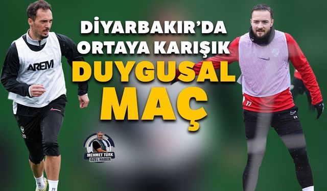 Diyarbakır’da ortaya karışık duygusal maç