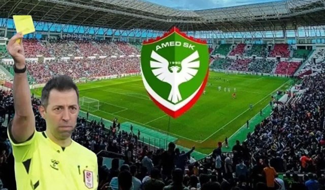 Amedspor-Ümraniyespor maçına sabıkalı hakem!