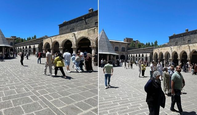 Diyarbakır’da bayramın 4’üncü gününde de Ulu Cami’ye ziyaretçi akını