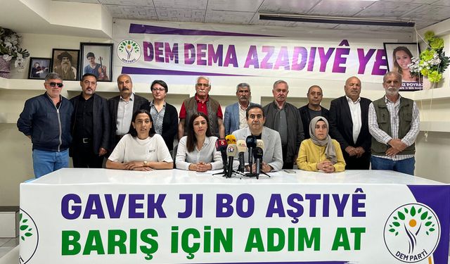 Diyarbakır’da DEM Parti’den yürüyüş çağrısı: Barış için adım at
