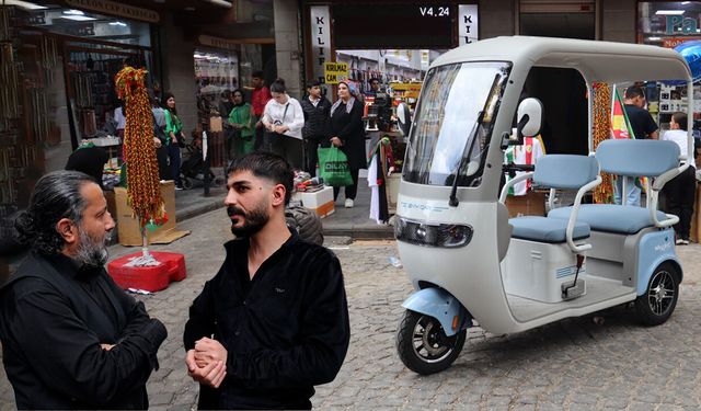Diyarbakır’da, elektrikli tur araçları hizmete girdi