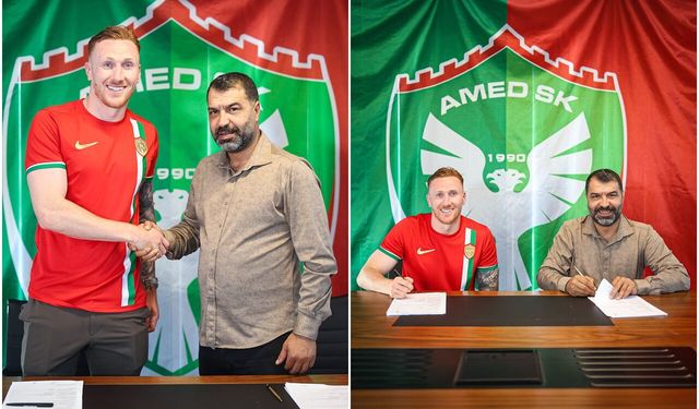 Amedspor, David Bates ile imzaları attı