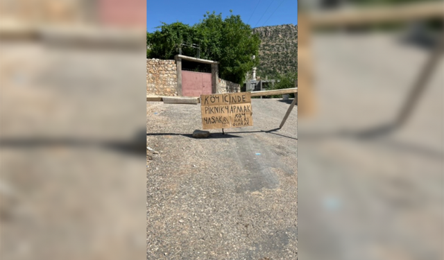 Diyarbakır'da tepki çeken o görüntüden sonra köylüler piknikçilere yasak getirdi