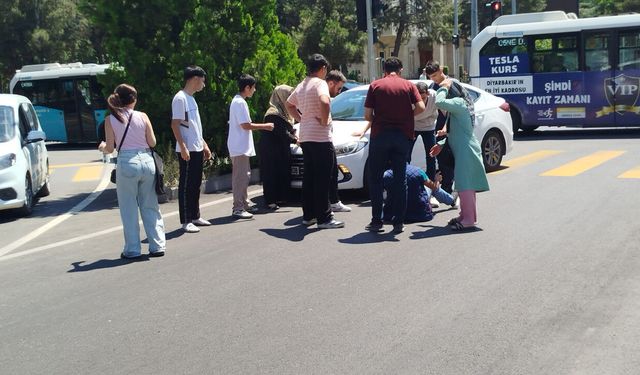 Diyarbakır Valilik Kavşağı’nda korku dolu anlar
