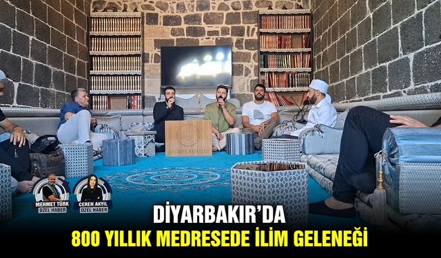 Diyarbakır’da, 800 yıllık medresede ilim geleneği