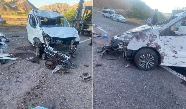 Elazığ’da takla atan araçta 5 yaralı