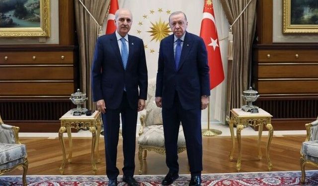 Erdoğan ile Meclis Başkanı görüştü