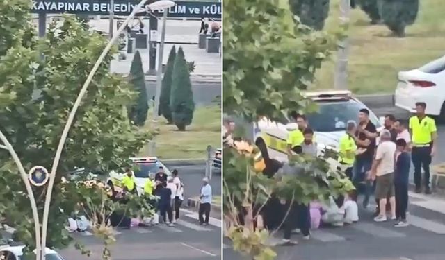 Diyarbakır’da yol kapatarak oturma eylemi