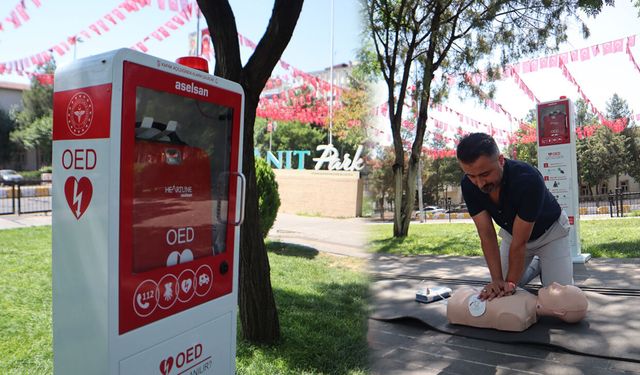 Diyarbakır'ın 4 noktasına hayat kurtaran cihaz yerleştirildi