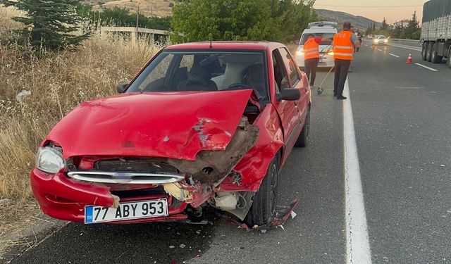 Elazığ Baskil'deki kazada 5 yaralı