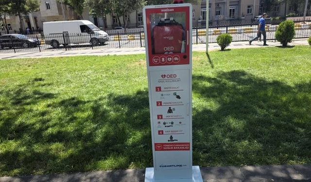 Diyarbakır’da ani kalp durmalarına karşı  geliştirilen cihaz 3 farklı noktaya yerleştirildi