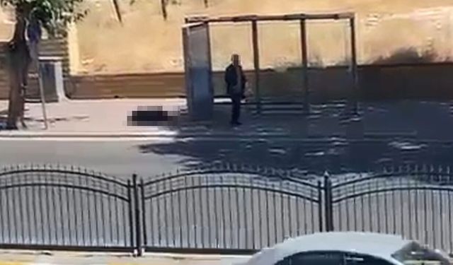Eşini durakta silahla ağır yaraladı