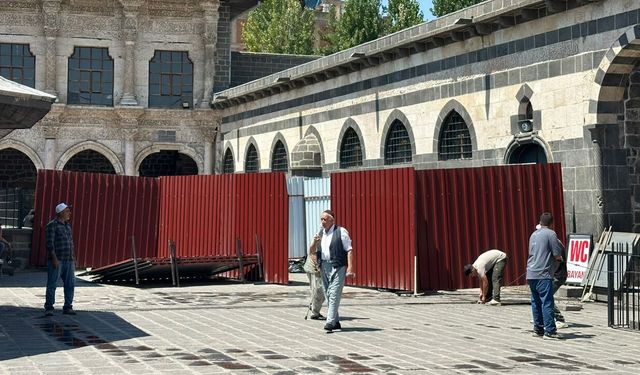 Diyarbakır Ulu Cami’de gider sorunu için çalışma başlatıldı