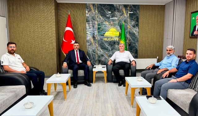 Güneydoğu Gazeteciler Cemiyeti’nden Hüda-Par’a ziyaret