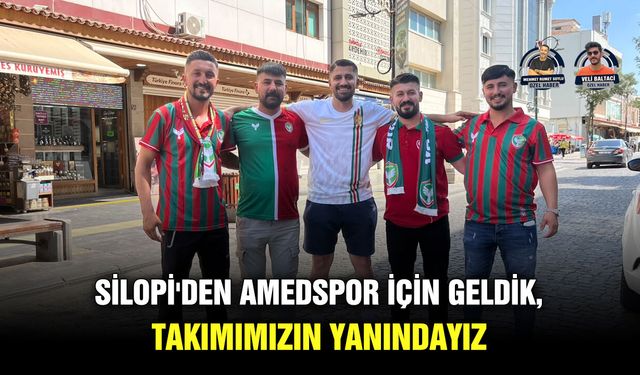 Silopi'den Amedspor İçin Geldik, Takımımızın Yanındayız