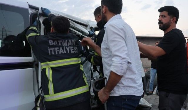 Batman’da kaza: 3’ü ağır 8 yaralı