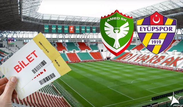 Amedspor - Eyüpspor Maçının Bilet Fiyatları Belli Oldu: Biletler Satışta