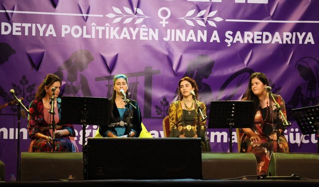 Diyarbakır Silvan’da kadın emeği buluşması, konserle sona erdi