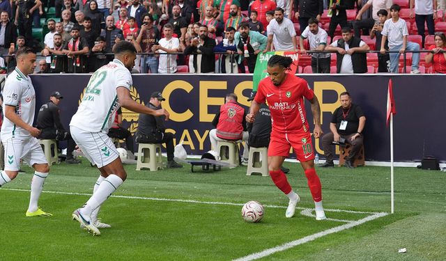 Diyarbakır’da ilk yarıda gol sesi çıkmadı