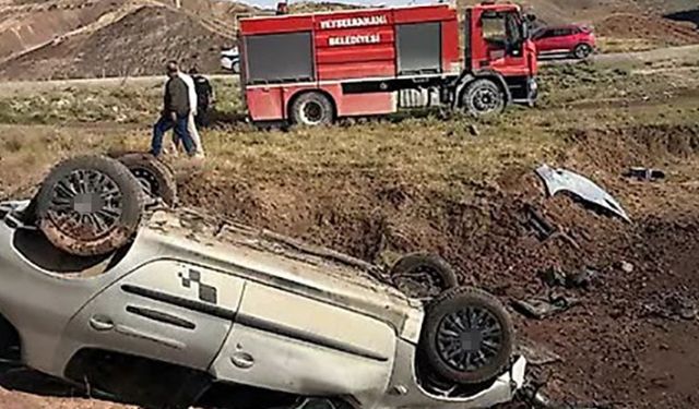 Siirt’te otomobil takla attı, aynı aileden 5 yaralı