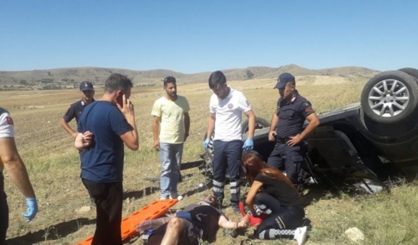Kırşehir’de kaza 2 yaralı