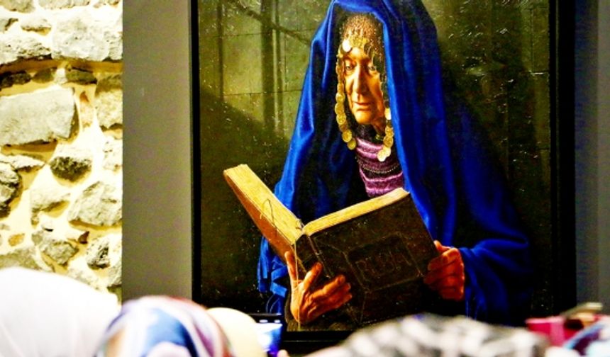 Behram Paşa Hamamı, resim sergisine ev sahipliği yaptı (VİDEO)